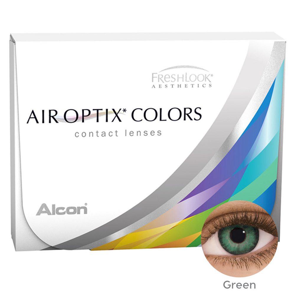 green air optix colors